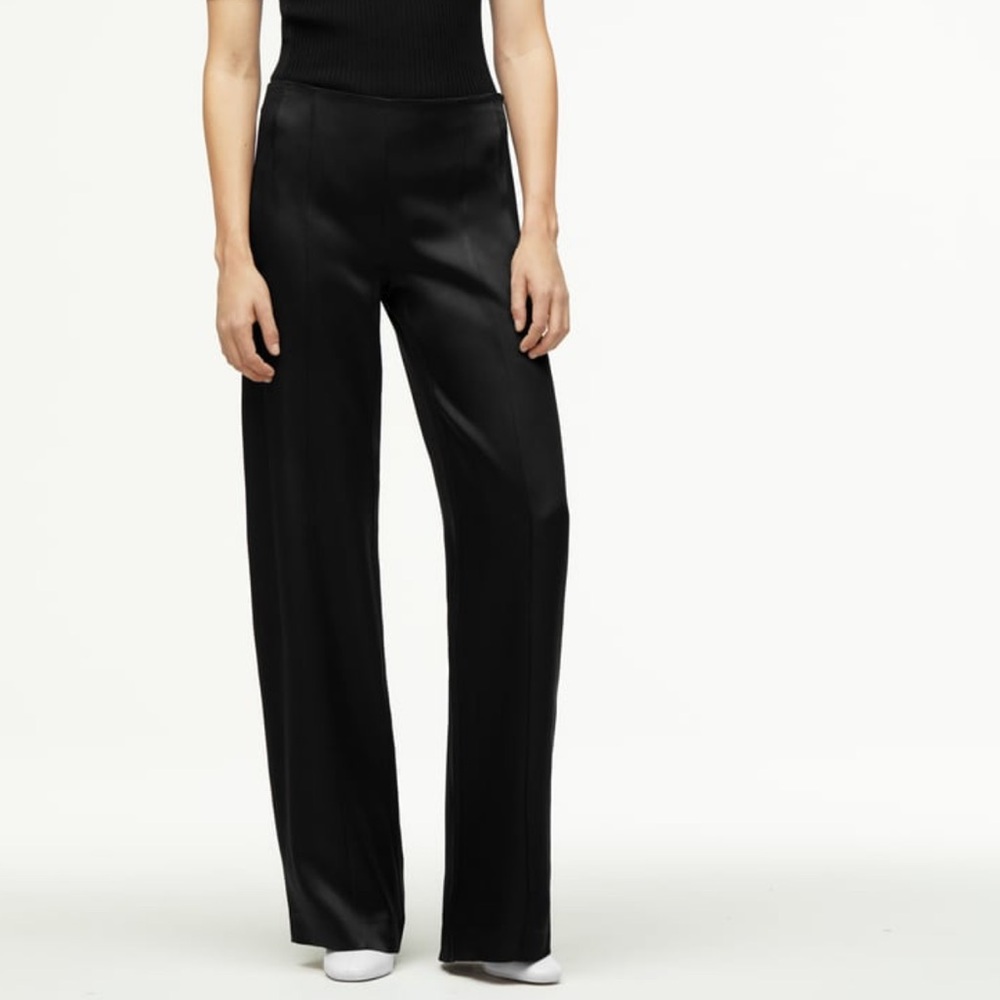 NARCISO RODRIGUEZ SATIN EFFECT PANTS